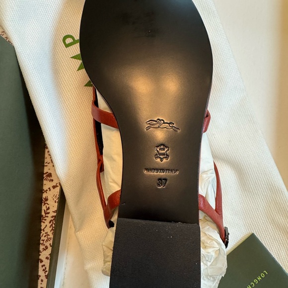 Longchamp size 7 sandals - Picture 3 of 7